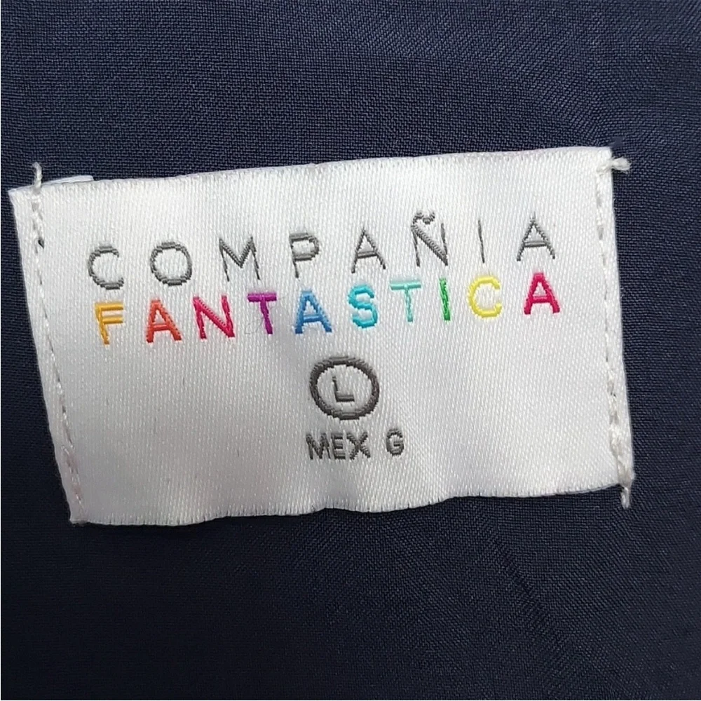 Compania Fantastica Sumo Cat Print Puffer Coat size Large - Picture 2 of 16